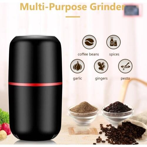 Electric Kitchen Grinder Herb Grinder Crusher for Spice Weed Grain Pepper Grinder Stainless Steel Coffee Grinder Kitchen Tool