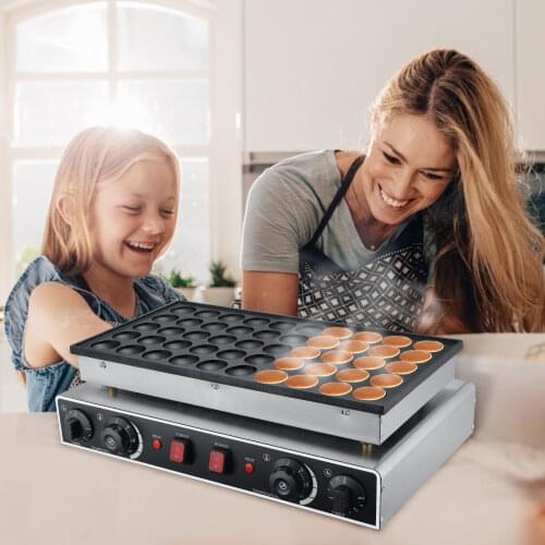 Muffin Pancake Machine 50 Hole Small Electric Heating Pancake Waffle Maker Baking Tools Non-Stick Muffins Machine Kitchen Tool