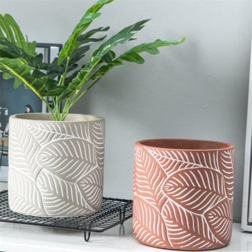 Ins Cement Planter Silicone Clay Molds Small Concrete Pot Mold Handmade Garden Decorating Vase Mould for Cactus Succulants