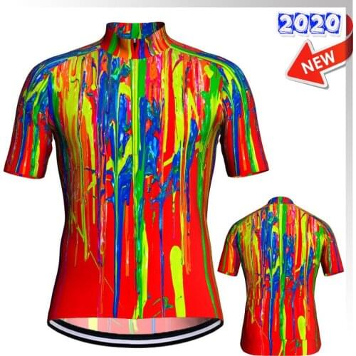 Short Sleeve Cycling Jerseys Bicycle MTB Bike Clothing Custom Shirt Team Pro Motocross Gel Pad Mountain Tight Top