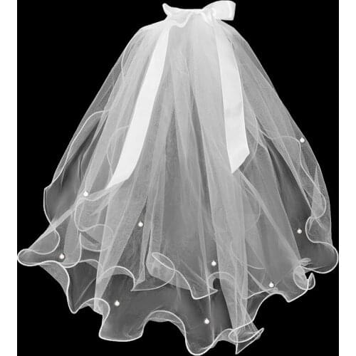 Short Bridal Veil Head Veil Wedding Accessories Hot Sell Comb