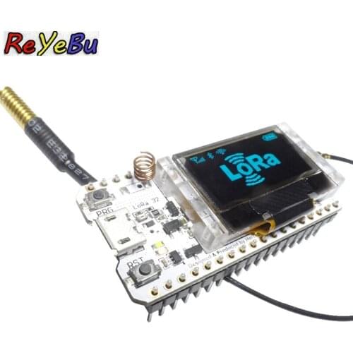 2pcs/lot ESP32 SX1278 0.96 Inch Blue OLED Display Bluetooth WIFI Lora Kit 32 Module IOT Development Board for Arduino w/Antenna
