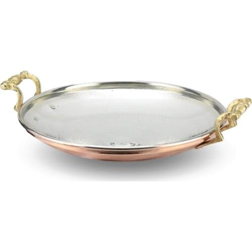 Morya Copper Frying Pot Thickened Omelet Pan Non-stick Egg Pancake Steak Fish Cooking Saucepan Raw Breakfast Maker Cookware 22cm