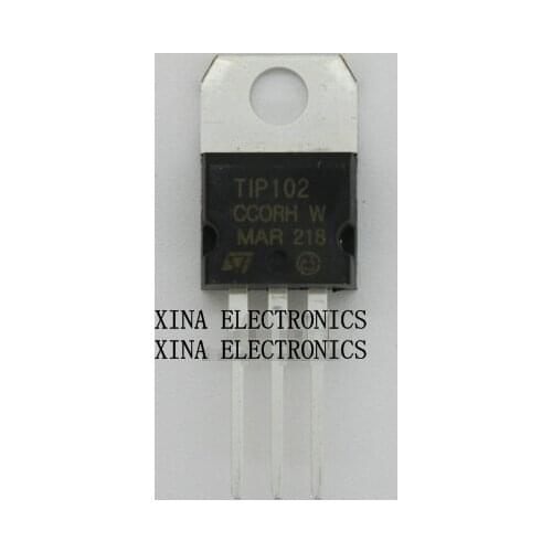TIP102 8A 100V TO-220 ROHS ORIGINAL 20PCS/lot Free Shipping Electronics composition kit