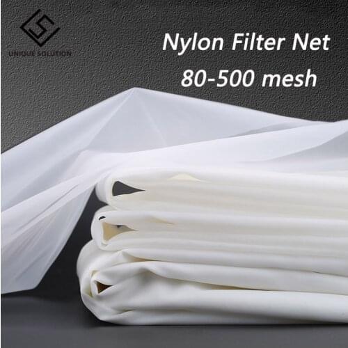 Nylon net filter 80/100 /120/150/160/200/250/260/300/350/400/450/500mesh 180-25 micron nylon wine water filter paint ink purify