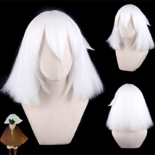 New Game Sky Children of Light cosplay wig Daleth White Wigs Synthetic Hair for girls women party Mushroom Head Hair Daleth wig