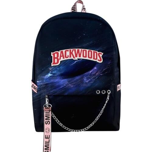 New Style BACKWOODS Cigar Starry Sky Fashion 3D Cool And Simple Backpack Young Boys And Girls Support Customization Laptop Bag