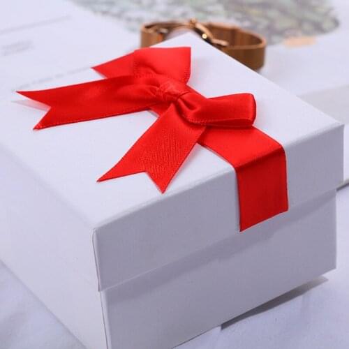 Pure Color Fresh Small Gift Box Red Blue Purple Pink Jewelry Packing Case 7cm*7cm*3.5 cm 20 Pieces A Dozen