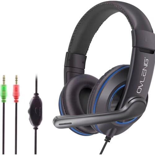 OVLENG X10 pc headphones Earphone/ Headset/for PC PS4 Laptop phone/headphones with microphone/ airpods tws/RU