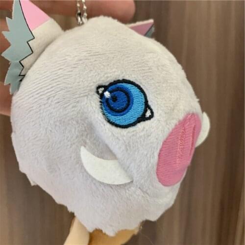 15cm Demon Slayer Hashibira Inosuke Blade Plush Doll Pendant Warme Cute Pig Head Toy Cartoon Tanjirou