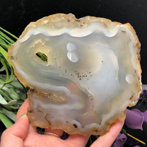 Rare!! Natural jade irregular agate piece, meditation to cure household decoration