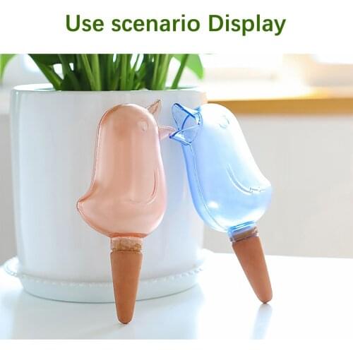 Garden Self Automatic Water Houseplant Plant Pot Bulb Watering Device Lovely Bird Drip Plant Watering Tools And Equipment