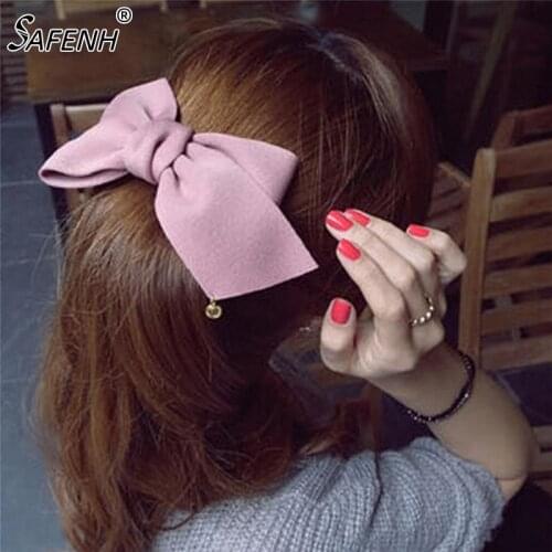 Big Bow Hair Clip Hairpin Hair Accessories for Women Girl Wedding Hair Jewelry 1Pc