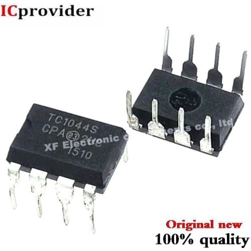 10PCS/lot TC1044SCPA IC REG SWITCHED CAP INV ADJ 8DIP 1044 TC1044 TC1044S
