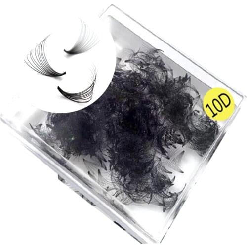 10D Premade Fans Eyelash 500 Fans Russian Volume Fans Mink Eyelashes Long Stem Lash Pre made Lashes Extensions Supplies