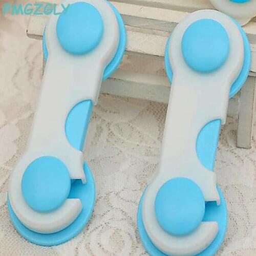 4pc Baby Safety Cabinet Lock Gates Doorways Door Drawers Wardrobe Todder Kids Baby Safety Plastic Straps Lock Child Care