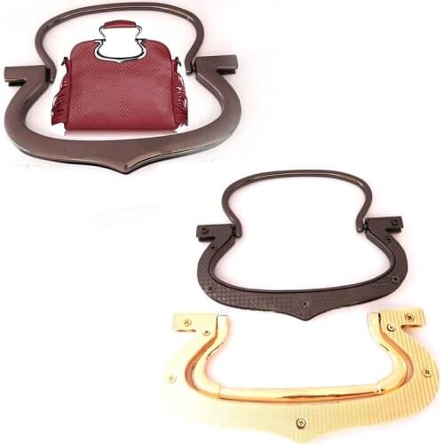 9cm new design handbag handle with screw ,metal bag/purse holder hardware findings