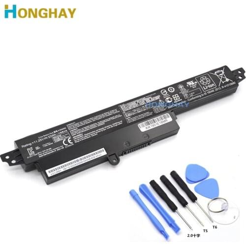 HONGHAY 11.25V 33Wh A31N1302 Battery For ASUS VivoBook X200CA X200MA X200M X200LA F200CA X200CA R200CA 11.6" A31LMH2 A31LM9H
