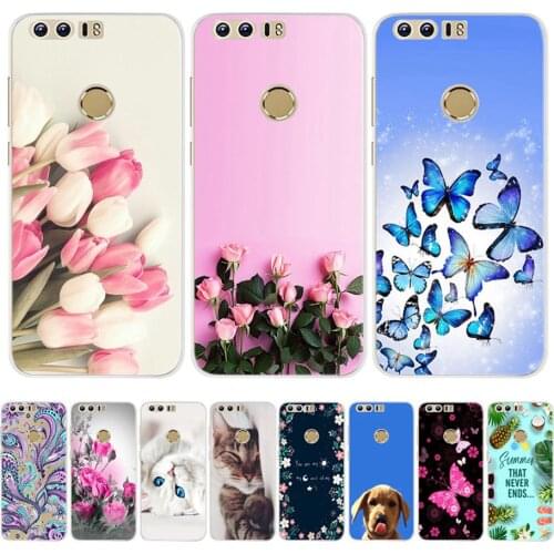 For Huawei Honor 8 Case For Honor 8 Case Soft TPU Silicone Back Phone Coque Cover For Huawei Honor 8 FRD-L19 Honor8 Case Bumper