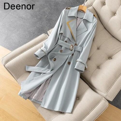 Женские пальто с поясом Deenor China At AliExpress