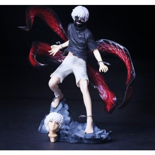 22/25cm Anime Tokyo Ghoul Figure Pvc Collection Model Doll Kaneki Ken Touka Kirishima Figurine Home Decoration Toys for Children