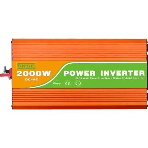 JNGE Power 4KW Surge Power Inverter 2KW Pure Sine Wave Inverter DC-AC Hybrid All in One Solar Power Inverter Car Inverter