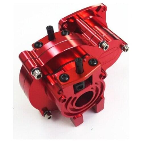 30 degreen N Centre diff gear box transmission closed gearbox for LOSI 5IVE-T km Rovan LT 1/5 rc car gas red blue silver choose