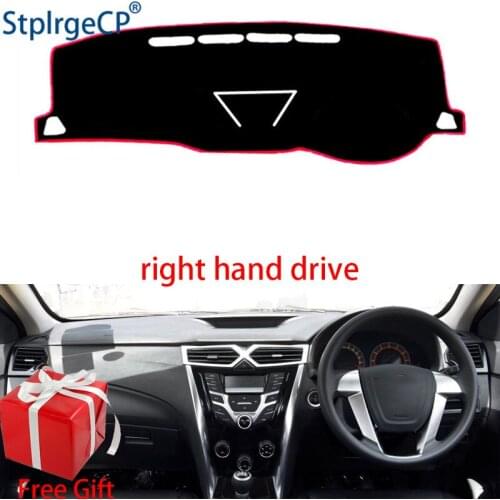 Car Dashboard Cover Mat for BYD F3 F3DM F3R 2016 2017 2018 Right Hand Drive Dashmat Pad Dash Mat Covers Dashboard Accessories