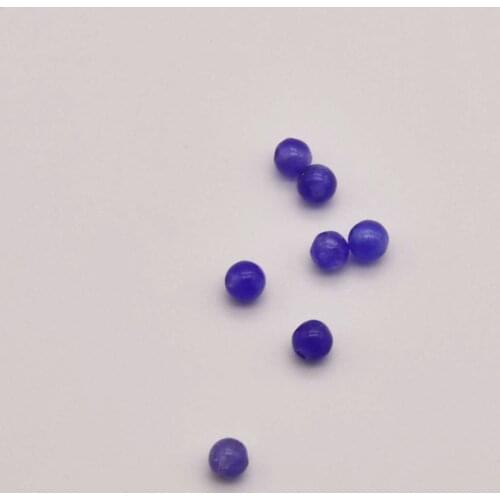 110 Pcs/Lot 3mm Natural Purple Jade And Chalcedony Round Beads Loose Beads Bulk Items Wholesale Lots For Making Jewelry JA0228