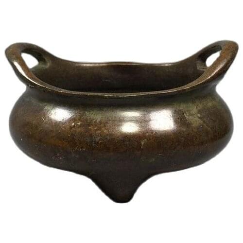 Chinese Old Copper Collection Pure Copper Incense burner