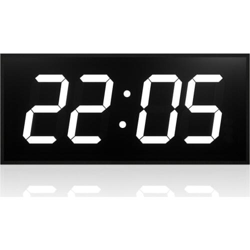 Wall Clock Creative LED Large Screen Digital Electronic Remote Control Double Face Modern Simple Three Dimensional