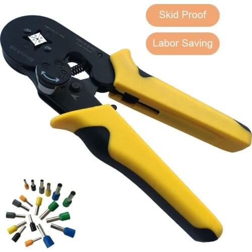 VSC8 6-4C 0.25-10mm2 23-10AWG crimping pliers high precision clamp set crimp Tubular terminal electrician combination Hand tools