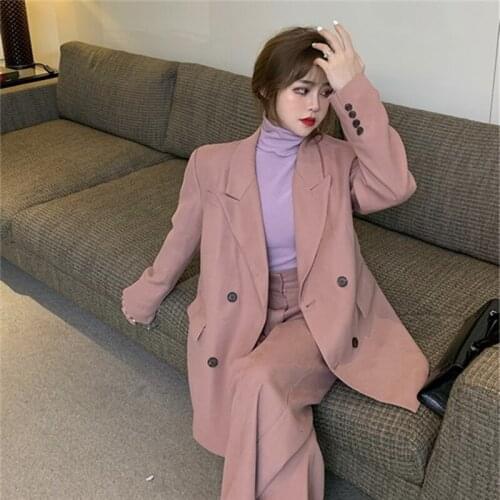 ODFVEBX Women's Trouser Suits With A Jacket