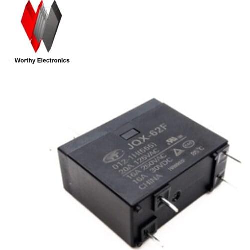 Wholesale 10pcs/lot Relay 12VDC 20A JQX-62F-012-1H