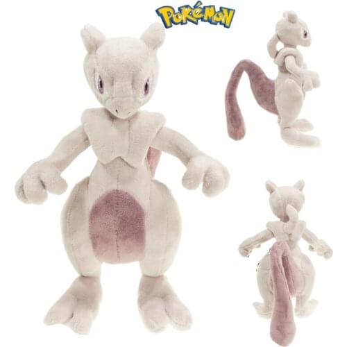 Pokemon Plush Mewtwo PP Cotton Anime Plushie Stuffed Animals Doll Hobby Collection Doll Kawaii Birthday Gift Holiday Gift 30CM