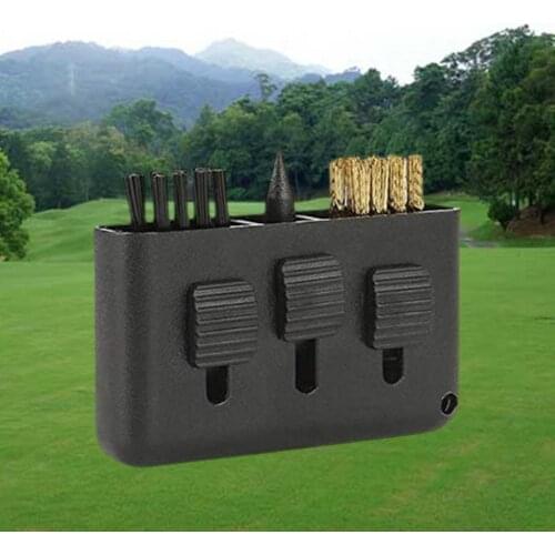 Golf Supplies Universal Ball Shoe Cleaner Spike Brush Pocket Sized Golf Club Cleaning Brush Clean Deeply for Shoes