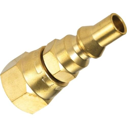 1/4 Inch Rv Propane Quick Connector With 3/8" Female Flare Live Connector For Propane Bbq Grill Heater Appliance