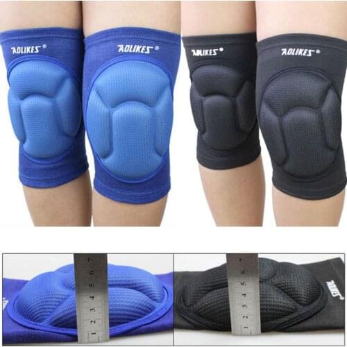 1 Pair Elbow & Knee Pads Guard Basketball Skating Shockproof Sponge Pad Knee Support Brace