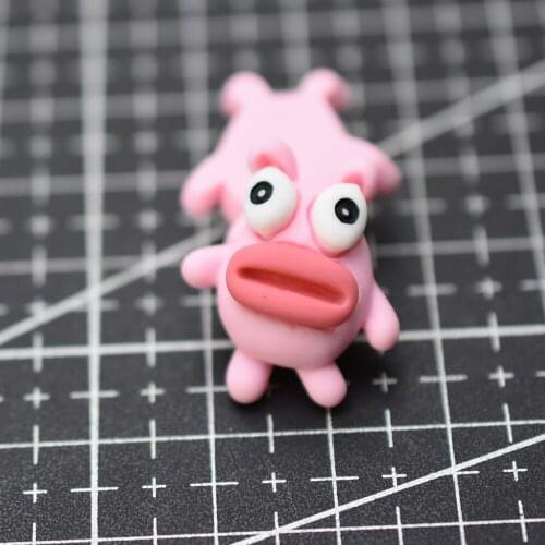 1pcs/lot resin flat back rabbit with big mouth 22mm Cabochons Hair Bow Center Card Frame Making Craft DIY