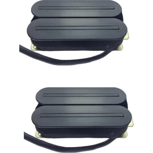 2xHigh Output Guitar Pickup Double Coil Humbucker Pickups Neck Bridge Set