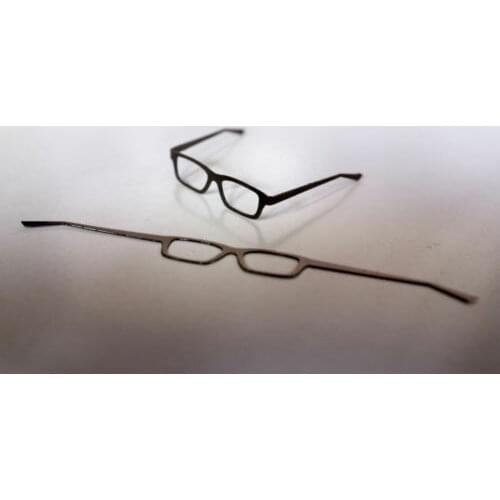 1/6th Soldier Accessory Black Metal Glasses Model for 12" Action Doll