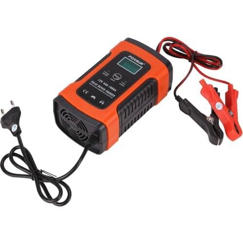 Car battery charger full intelligent universal LCD battery charger charger pulse repair charger