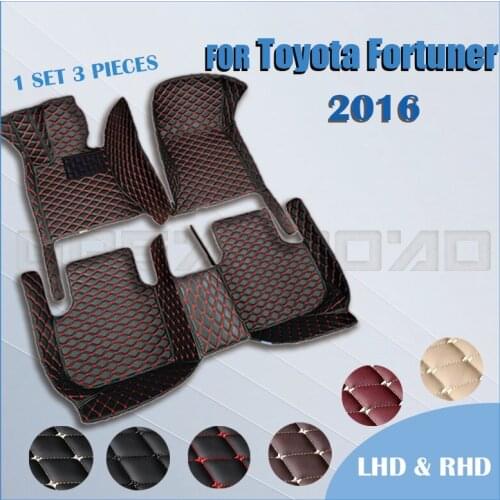 Car floor mats for Toyota Fortuner 2016 Custom auto foot Pads automobile
