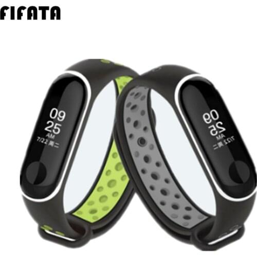 FIFATA Colorful Mi band 3 Strap Smart Band Accessories Wristband Strap For Xiaomi MiBand 3 Smart Bracelet mi band 3 Strap Mi3