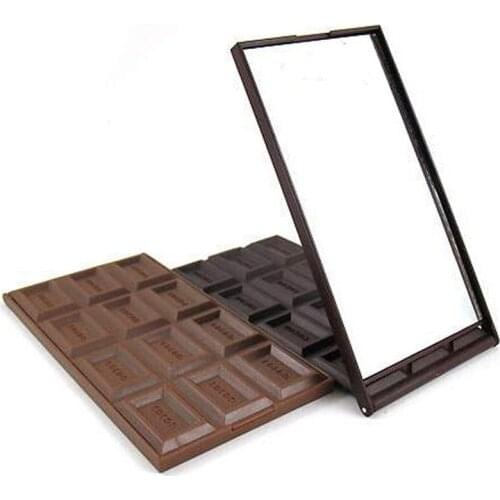 2pcs home cosmetic chocolate mirror makeup mirror desktop mirror