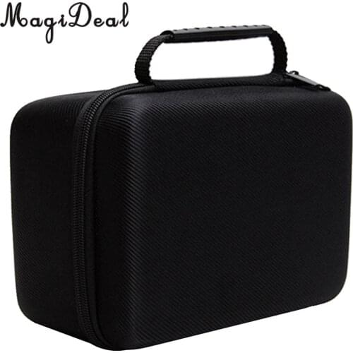 Electronics Travel Organizer Storage Bag for Accessories Cable Cord EVA Black Large