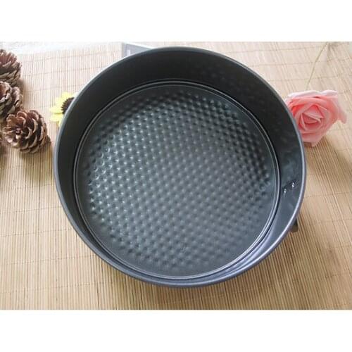 1PC 8" Baking Tools Flan Tin Tart Pie Pan Fluted Cake Baking Tray Non Stick Loose Base Mold Dish Pie Black Drop Bottom JC 0511