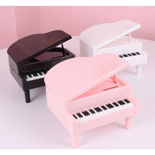 Cute Simulation Piano Piggy Bank Cute Piggy Bank Decoration Girl Heart Ornaments Childrens Birthday Gifts