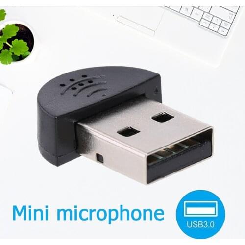 Mini USB Microphone Audio Adapter Portable Direct Connect USB Driver for PC Mac Condenser Recording Microfone Ultra-wide