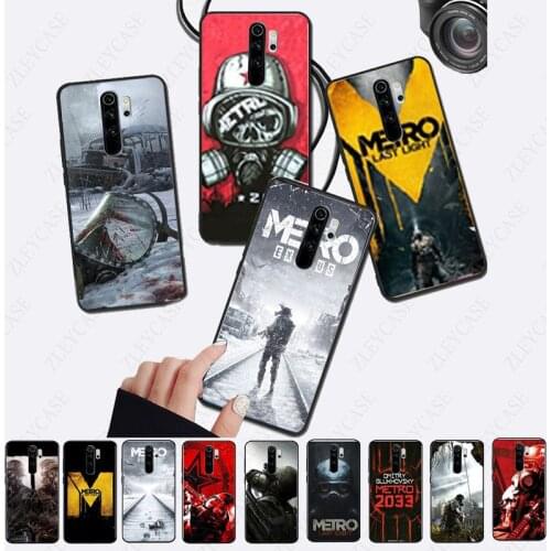 Transparent Soft Phone Case For xiaomi Redmi Note8pro note7 7 8 note9s mi8se mi9 mi10 mi9T note10 Mobile Cases Game Metro 2033